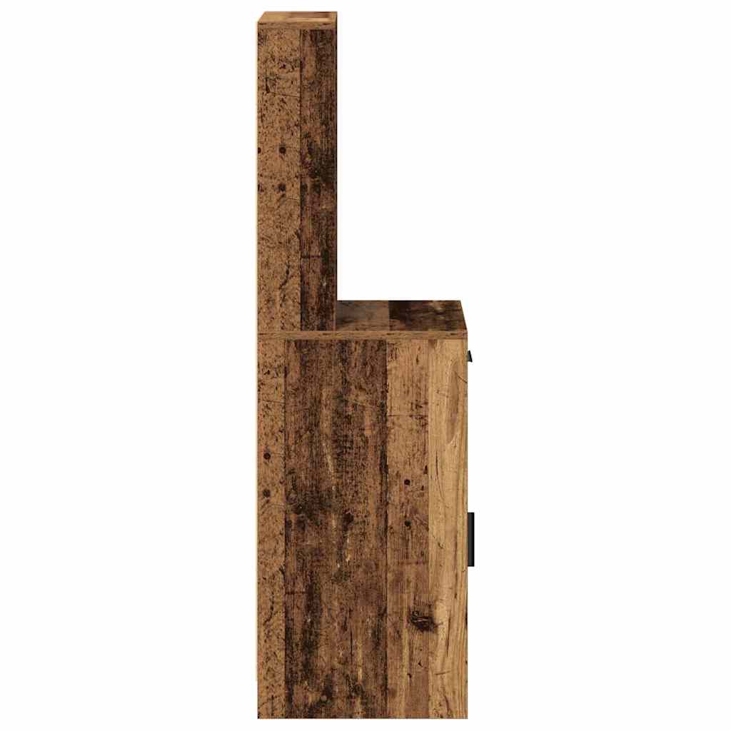 Highboard Παλιό ξύλο 40 x 40,5 x 135 εκ. Επεξεργασμένο ξύλο