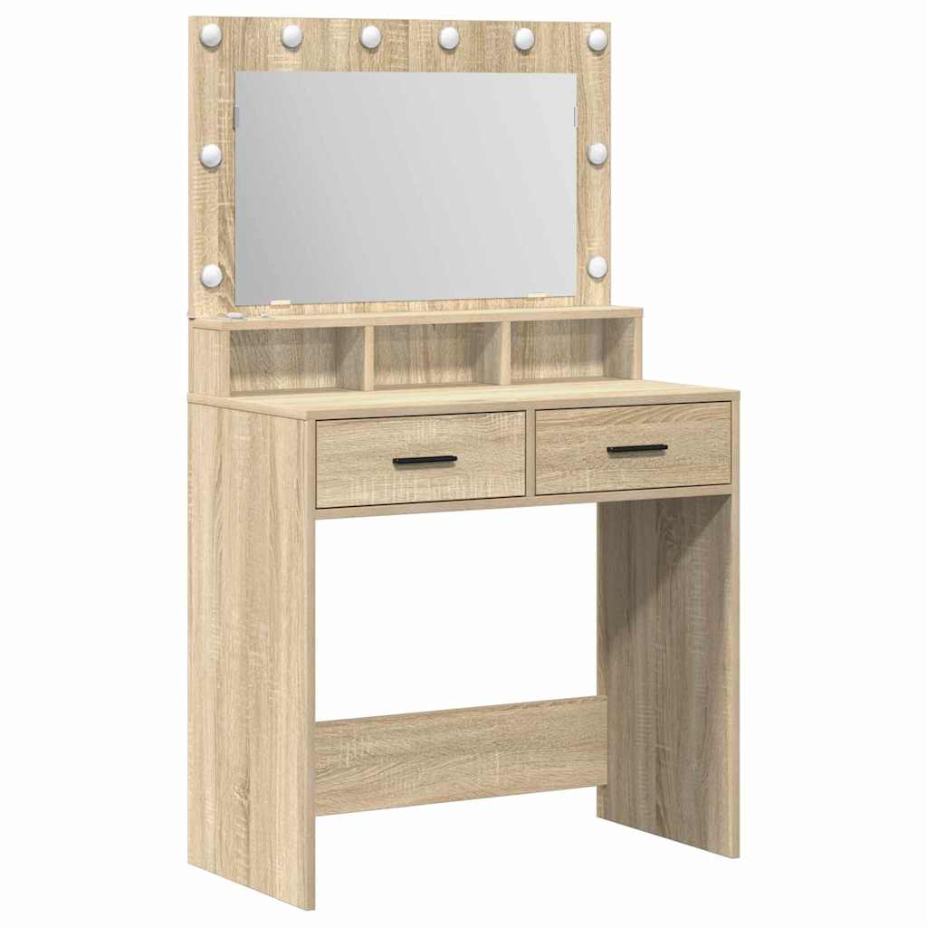 Τραπέζι περιποίησης με συρτάρι Δρύς Sonoma 79 x 41 x 135 εκ. - Pakobazaar