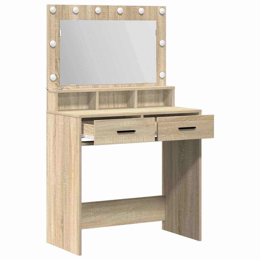 Τραπέζι περιποίησης με συρτάρι Δρύς Sonoma 79 x 41 x 135 εκ. - Pakobazaar