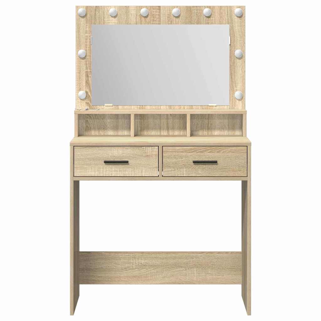 Τραπέζι περιποίησης με συρτάρι Δρύς Sonoma 79 x 41 x 135 εκ. - Pakobazaar