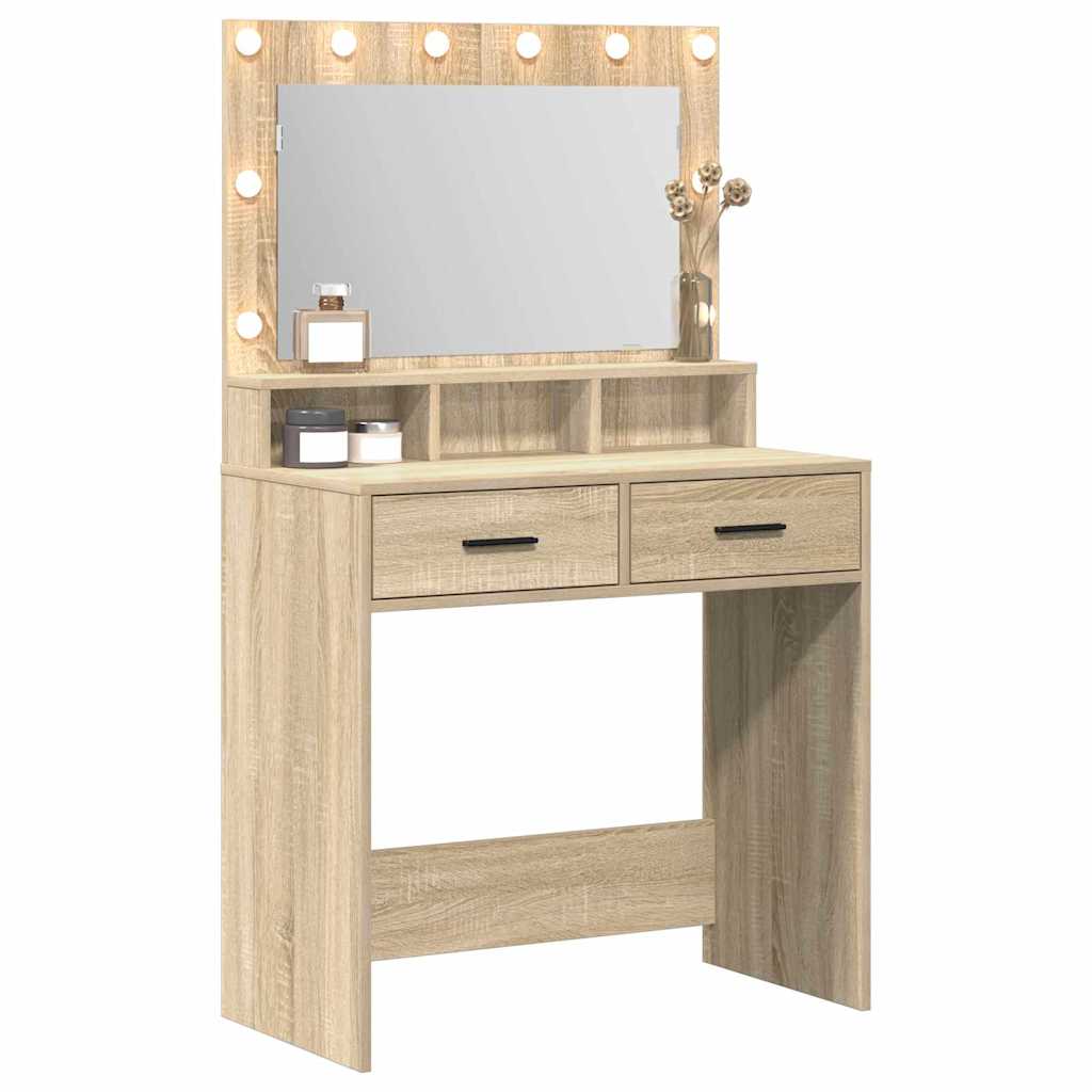 Τραπέζι περιποίησης με συρτάρι Δρύς Sonoma 79 x 41 x 135 εκ. - Pakobazaar