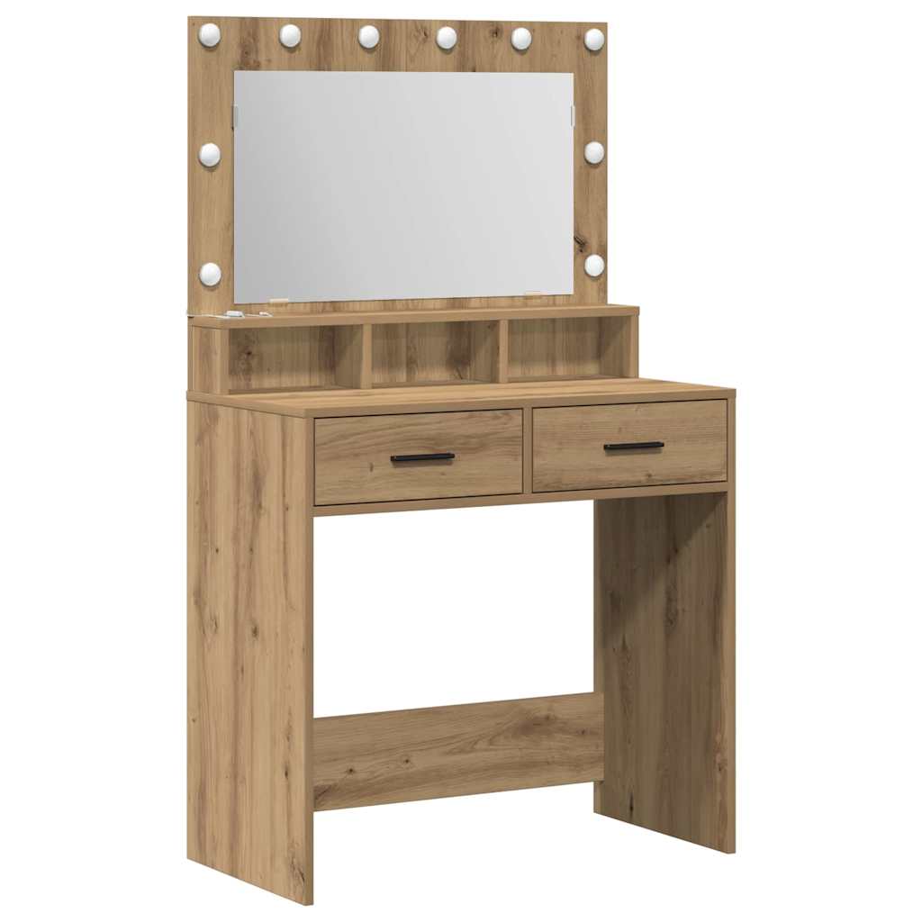 Τραπέζι περιποίησης με συρτάρι Artisan Oak 79 x 41 x 135 εκ. - Pakobazaar