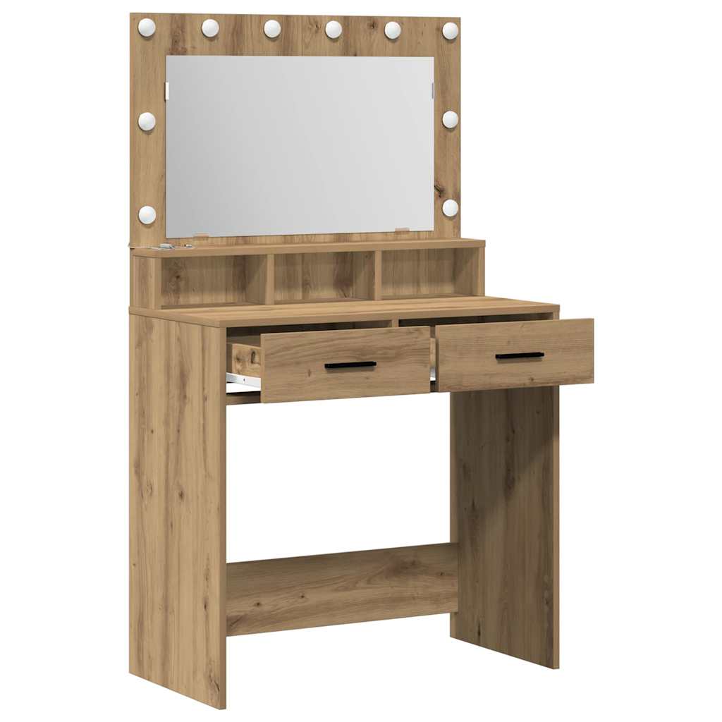 Τραπέζι περιποίησης με συρτάρι Artisan Oak 79 x 41 x 135 εκ. - Pakobazaar