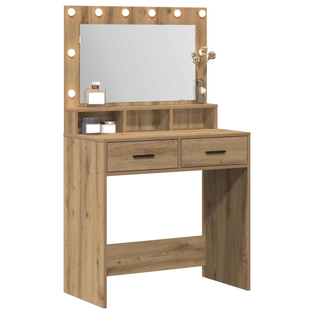 Τραπέζι περιποίησης με συρτάρι Artisan Oak 79 x 41 x 135 εκ. - Pakobazaar