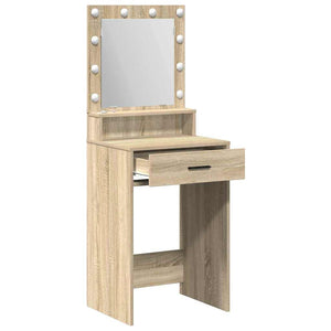 Τραπέζι περιποίησης με συρτάρι Δρύς Sonoma 50 x 41 x 135 εκ - Pakobazaar