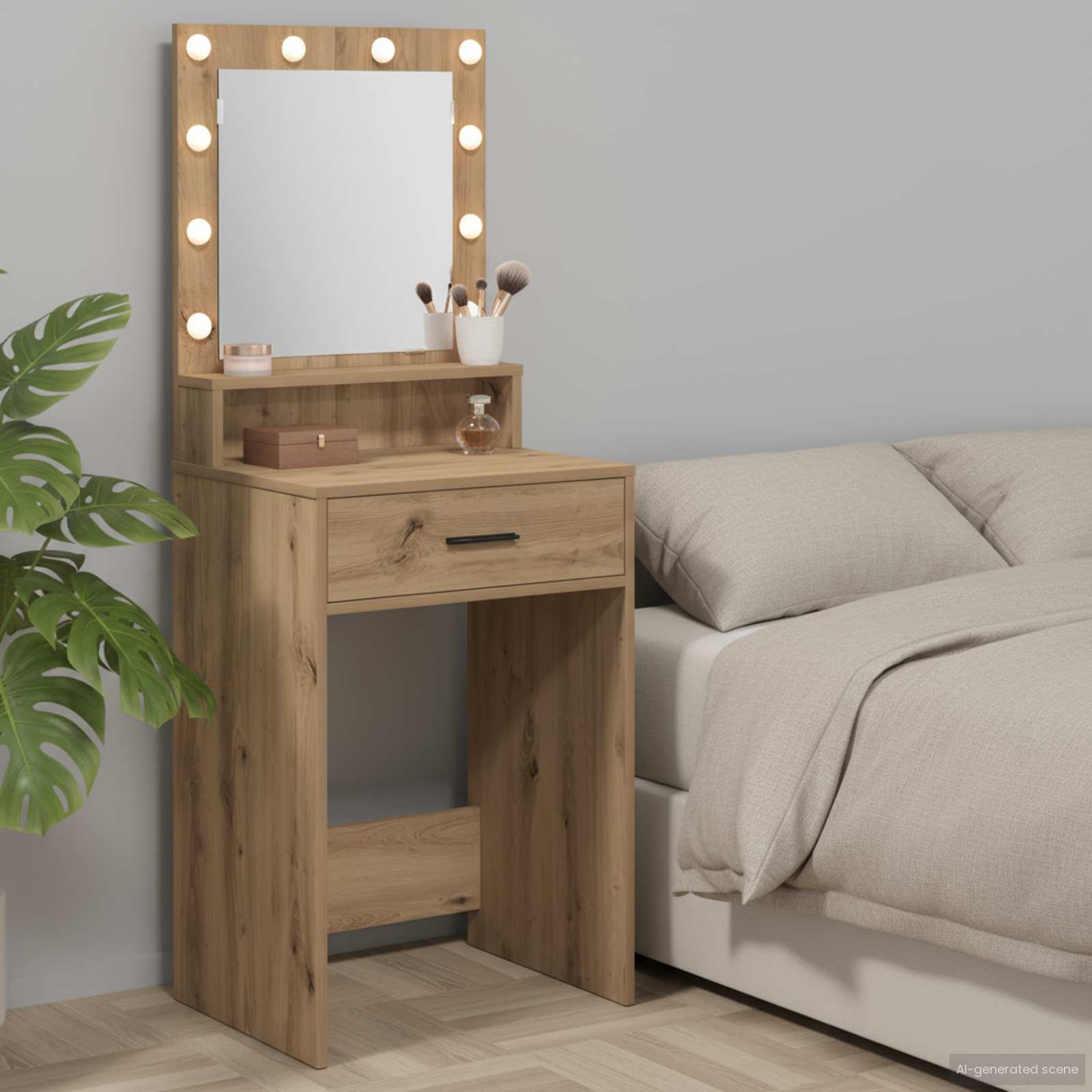 Τραπέζι περιποίησης με συρτάρι Artisan Oak 50 x 41 x 135 εκ - Pakobazaar