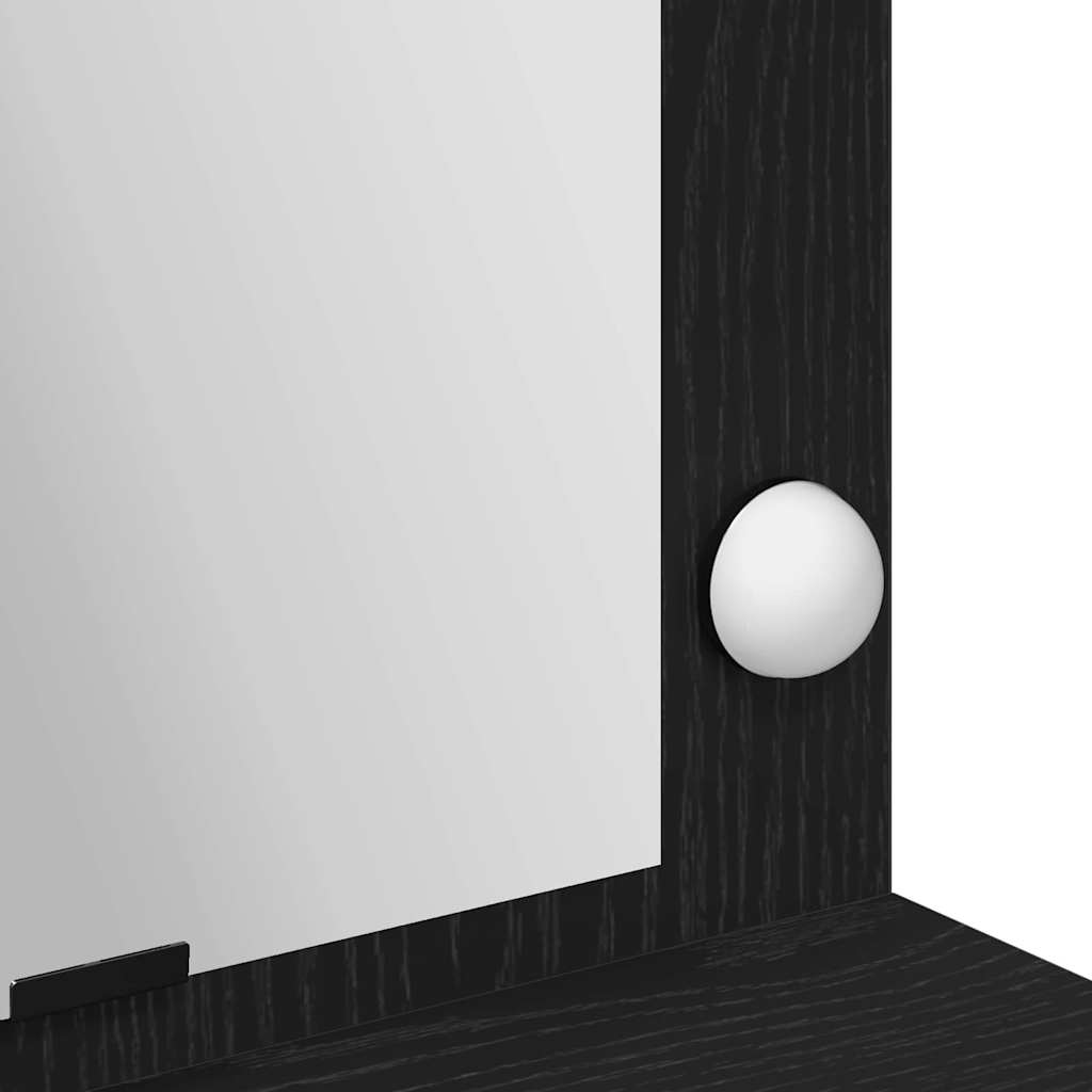 Τραπέζι περιποίησης με ράφι Μαύρη Οξυά 100 x 41 x 135 εκ. - Pakobazaar