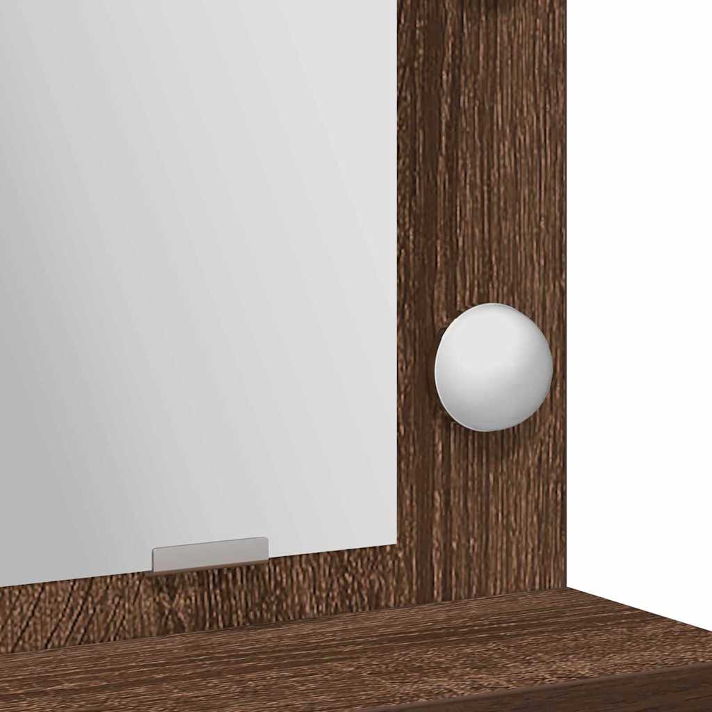 Τραπέζι περιποίησης με ράφι Καφέ δρυς 75,5 x 41 x 135 εκ. - Pakobazaar