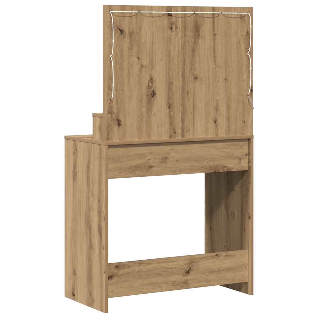 Τραπέζι περιποίησης με ράφι Artisan Oak 75,5 x 41 x 135 εκ. - Pakobazaar