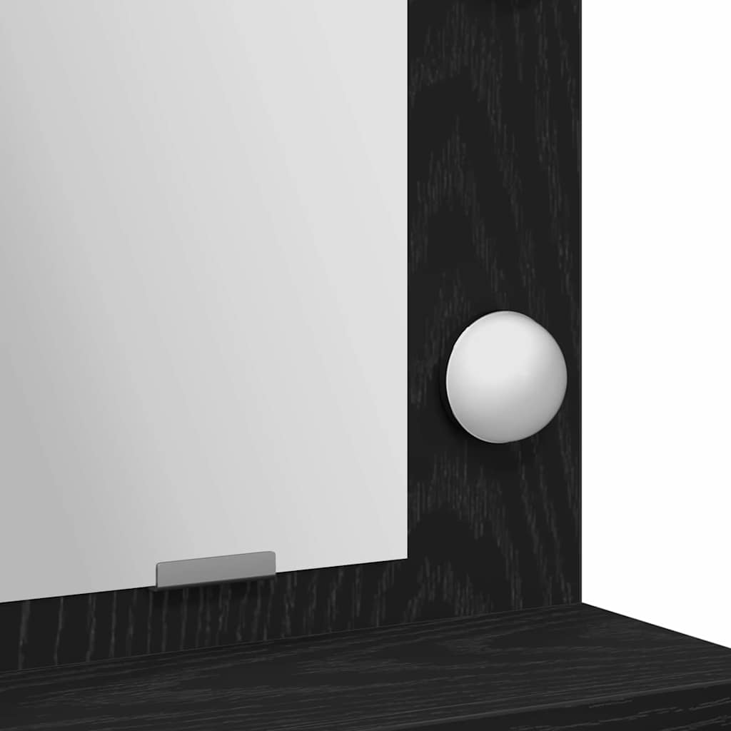 Τραπέζι περιποίησης με ράφι Μαύρη Οξυά 50 x 41 x 135 εκ - Pakobazaar