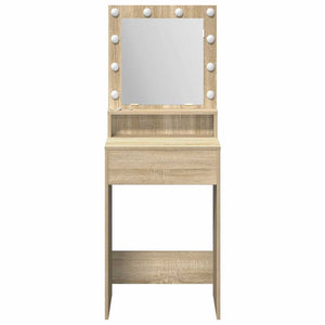 Τραπέζι περιποίησης με ράφι Δρύς Sonoma 50 x 41 x 135 εκ - Pakobazaar