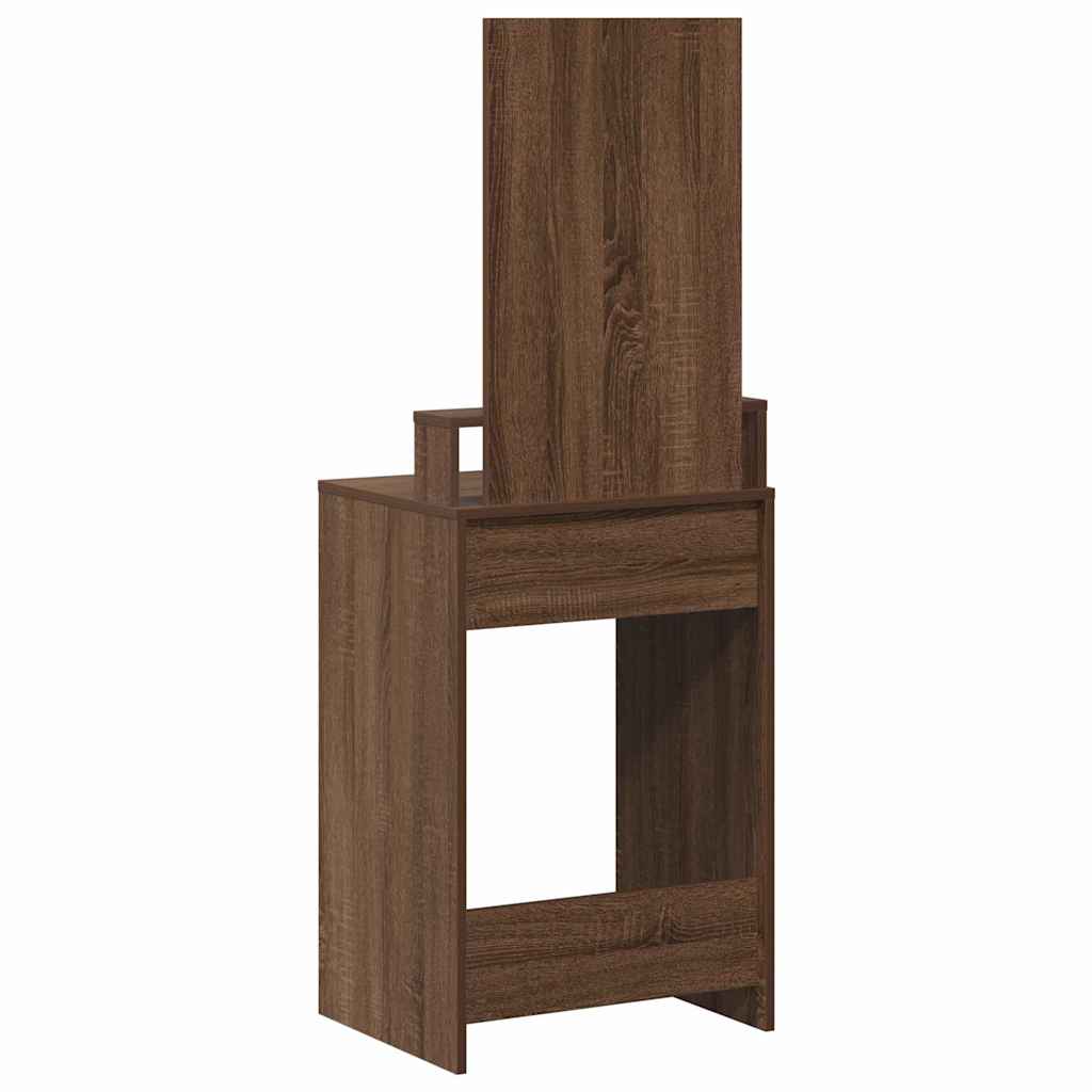Τραπέζι περιποίησης με συρτάρι Καφέ δρυς 50 x 41 x 140 εκ.