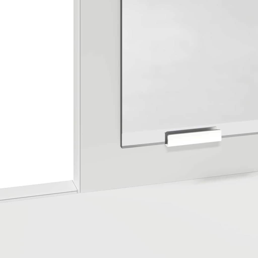 Τραπέζι περιποίησης Λευκό 100 x 41 x 140 εκ. Επεξεργασμένο ξύλο