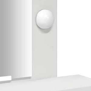 Τραπέζι περιποίησης Λευκό 50 x 41 x 140 εκ. Επεξεργασμένο ξύλο - Pakobazaar