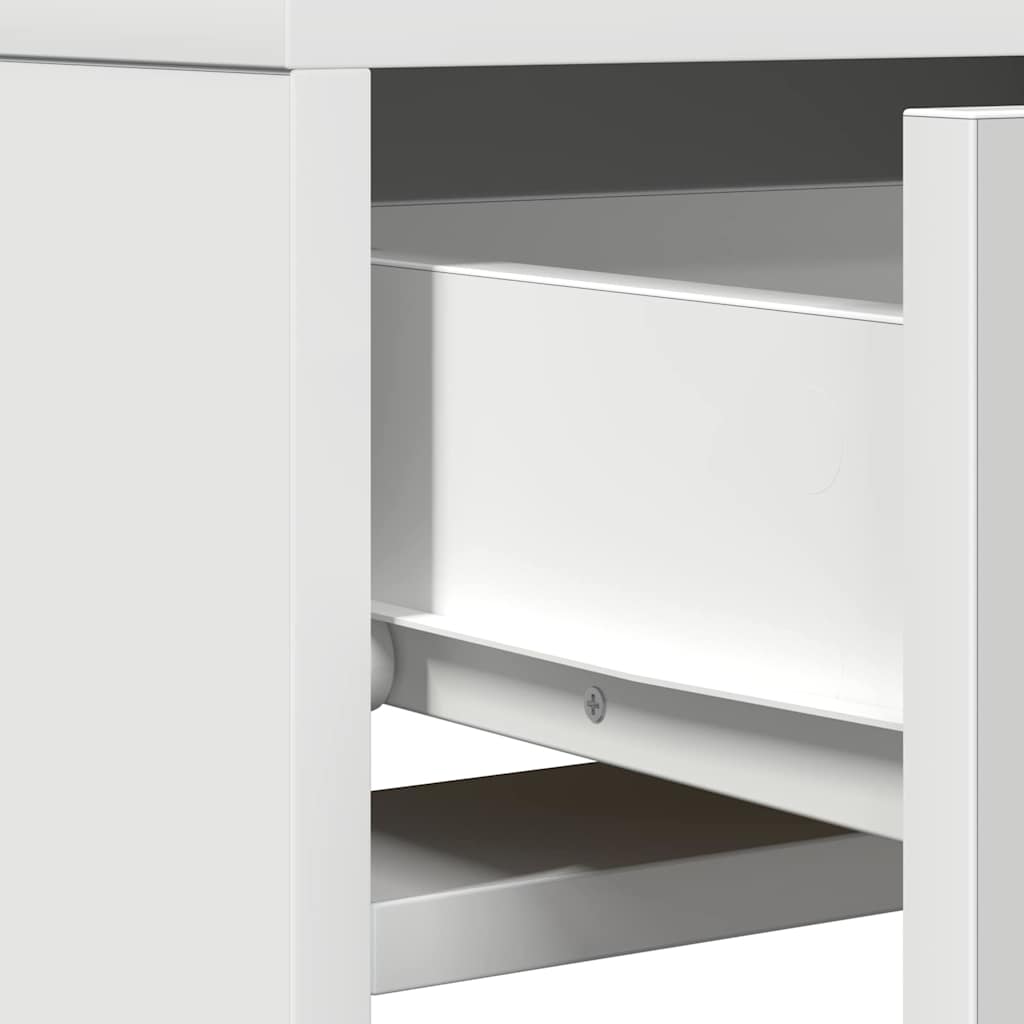 Τραπέζι περιποίησης Λευκό 50 x 41 x 140 εκ. Επεξεργασμένο ξύλο - Pakobazaar