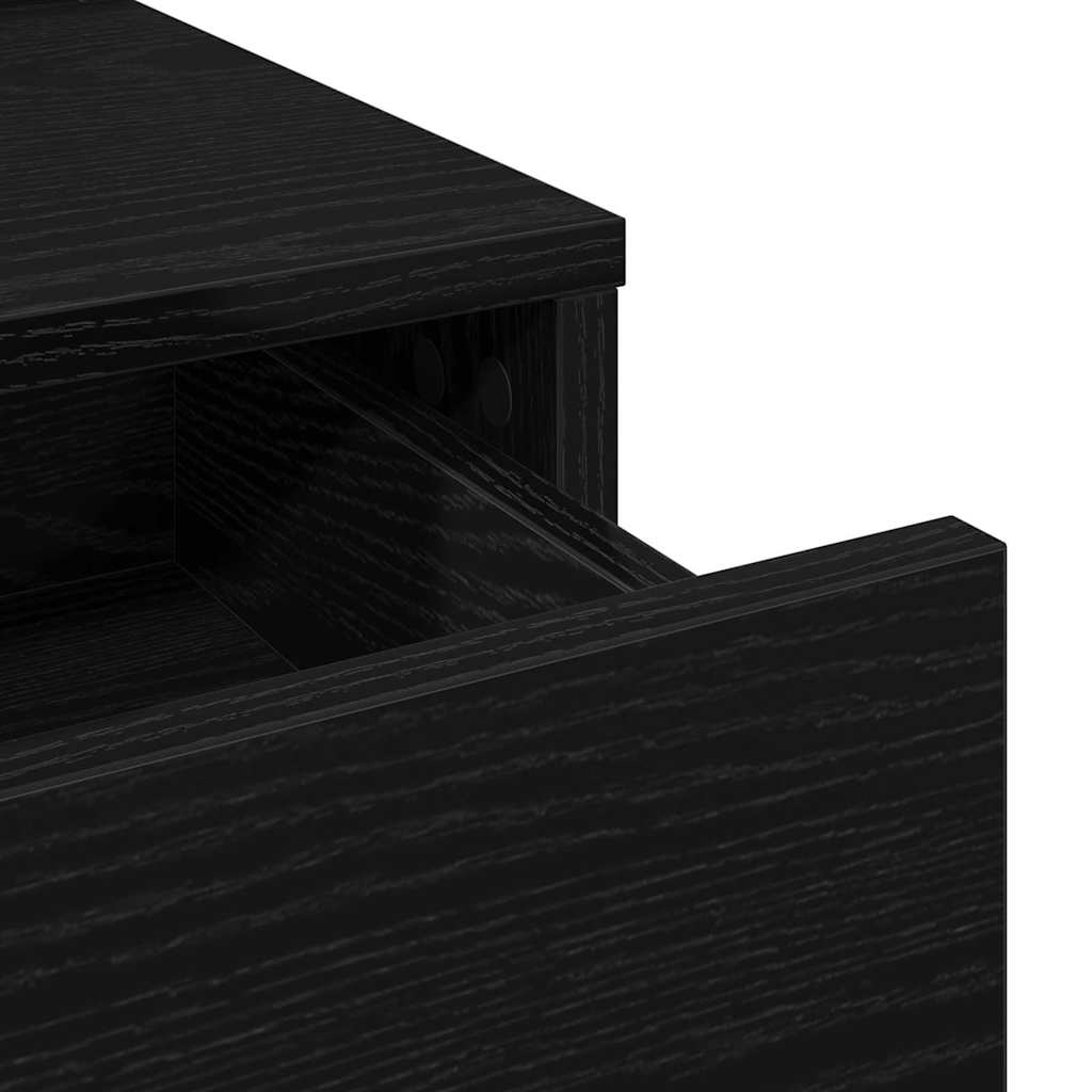 Τραπέζι περιποίησης Μαύρο 50 x 41 x 140 εκ. Επεξεργασμένο ξύλο - Pakobazaar