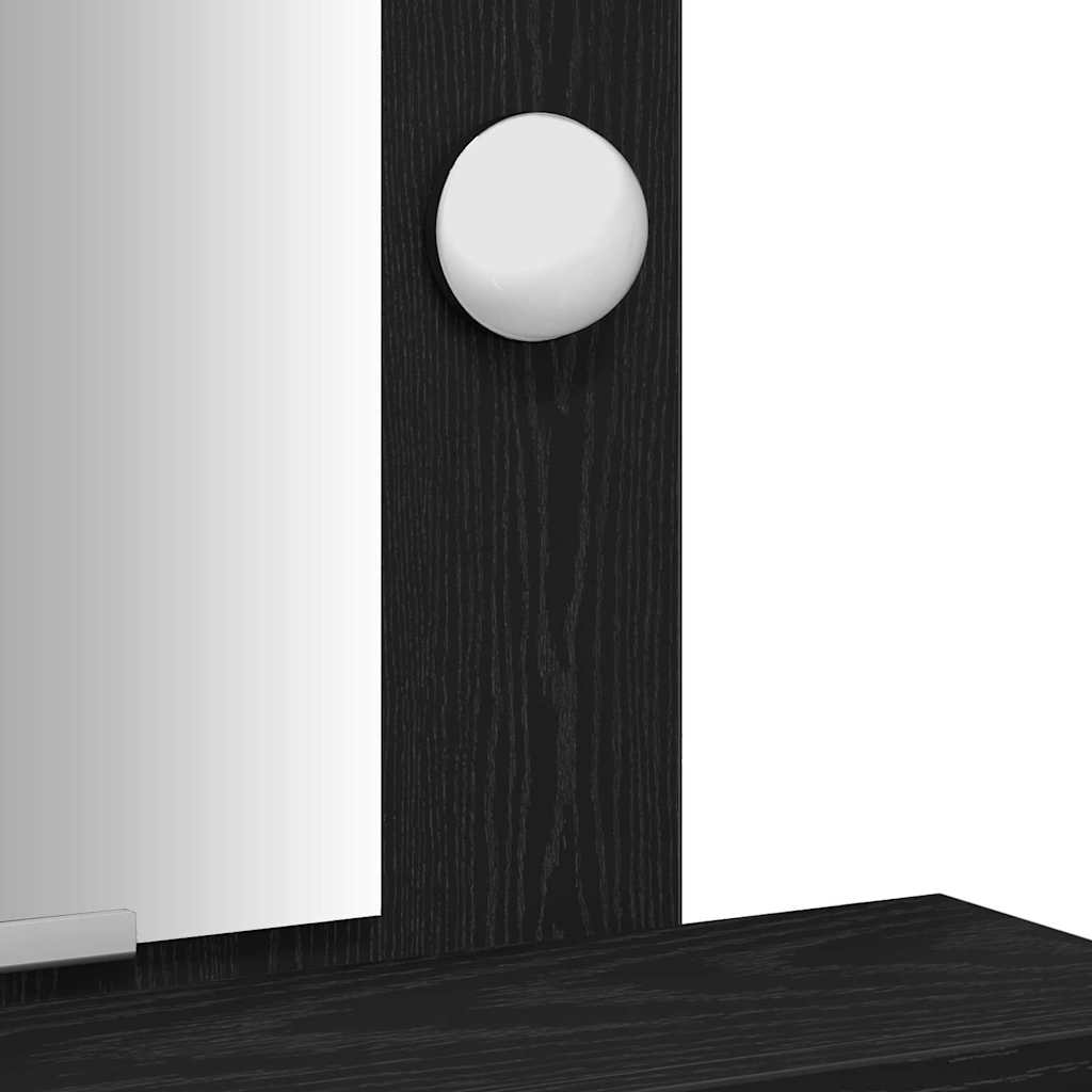 Τραπέζι περιποίησης Μαύρο 50 x 41 x 140 εκ. Επεξεργασμένο ξύλο - Pakobazaar