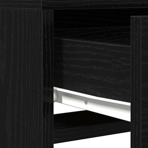 Τραπέζι περιποίησης Μαύρο 50 x 41 x 140 εκ. Επεξεργασμένο ξύλο - Pakobazaar