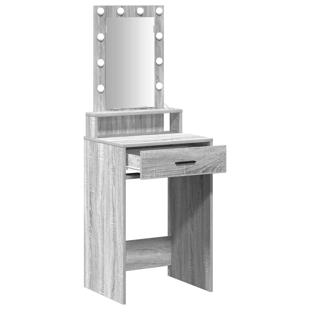 Τραπέζι περιποίησης Γκρι 50 x 41 x 140 εκ. Επεξεργασμένο ξύλο - Pakobazaar