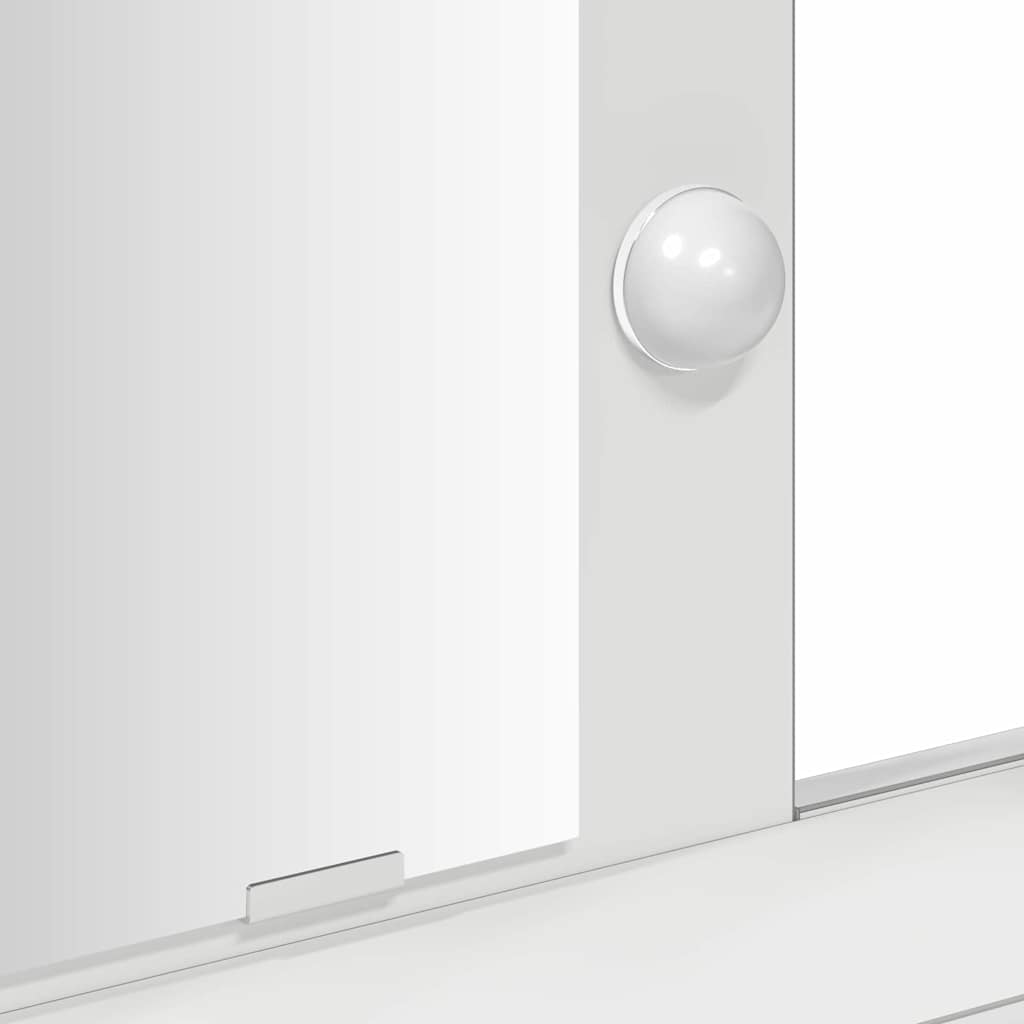 Τραπέζι περιποίησης Λευκό 79 x 41 x 140 εκ. Επεξεργασμένο ξύλο - Pakobazaar