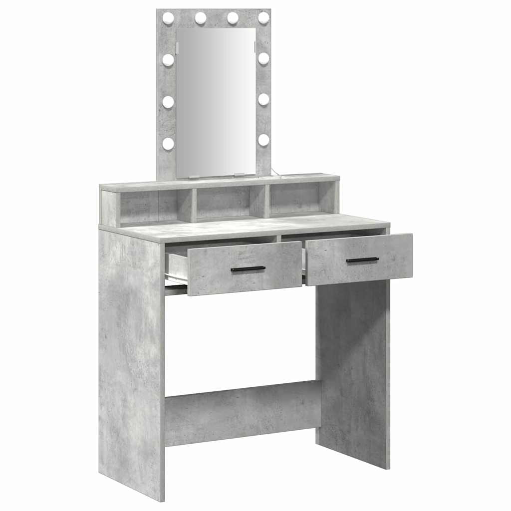 Τραπέζι περιποίησης Γκρι 79 x 41 x 140 εκ. Επεξεργασμένο ξύλο - Pakobazaar