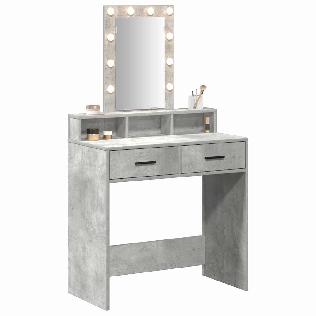 Τραπέζι περιποίησης Γκρι 79 x 41 x 140 εκ. Επεξεργασμένο ξύλο - Pakobazaar