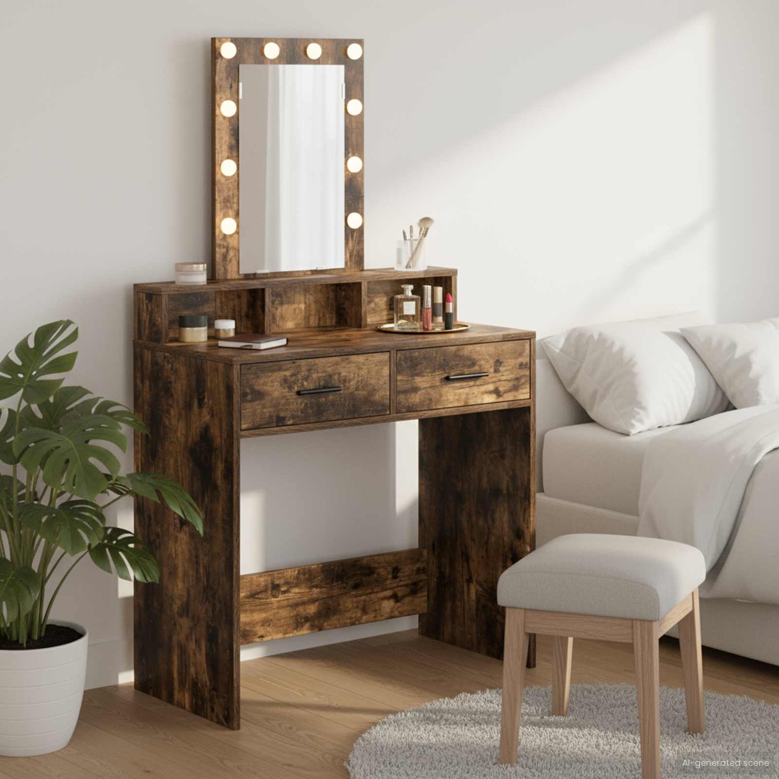 Τραπέζι περιποίησης Καφέ 79 x 41 x 140 εκ. Επεξεργασμένο ξύλο - Pakobazaar