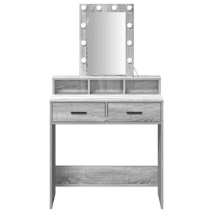 Τραπέζι περιποίησης Γκρι 79 x 41 x 140 εκ. Επεξεργασμένο ξύλο - Pakobazaar