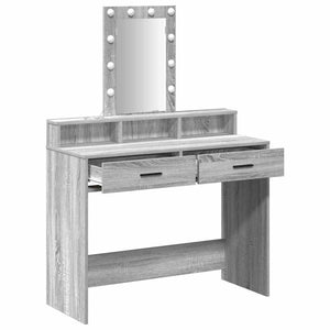 Τραπέζι περιποίησης Γκρι 100 x 41 x 140 εκ. Επεξεργασμένο ξύλο - Pakobazaar