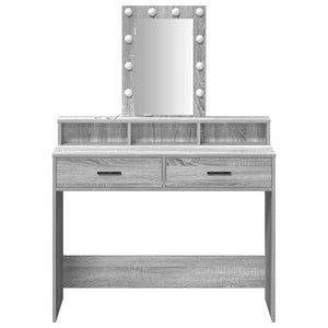 Τραπέζι περιποίησης Γκρι 100 x 41 x 140 εκ. Επεξεργασμένο ξύλο - Pakobazaar