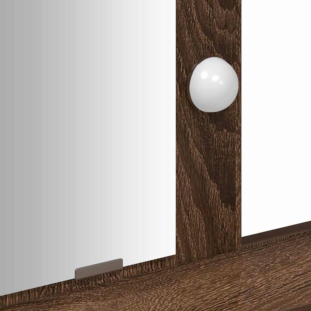 Τραπέζι περιποίησης Καφέ 100 x 41 x 140 εκ. Επεξεργασμένο ξύλο - Pakobazaar