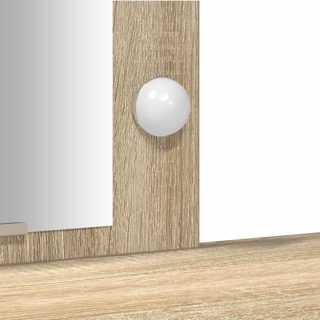 Τραπέζι περιποίησης Καφέ 102 x 33 x 135 εκ Επεξεργασμένο ξύλο - Pakobazaar