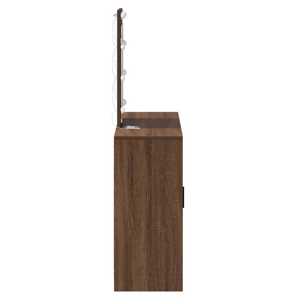 Τραπέζι περιποίησης Καφέ 102 x 33 x 135 εκ Επεξεργασμένο ξύλο - Pakobazaar