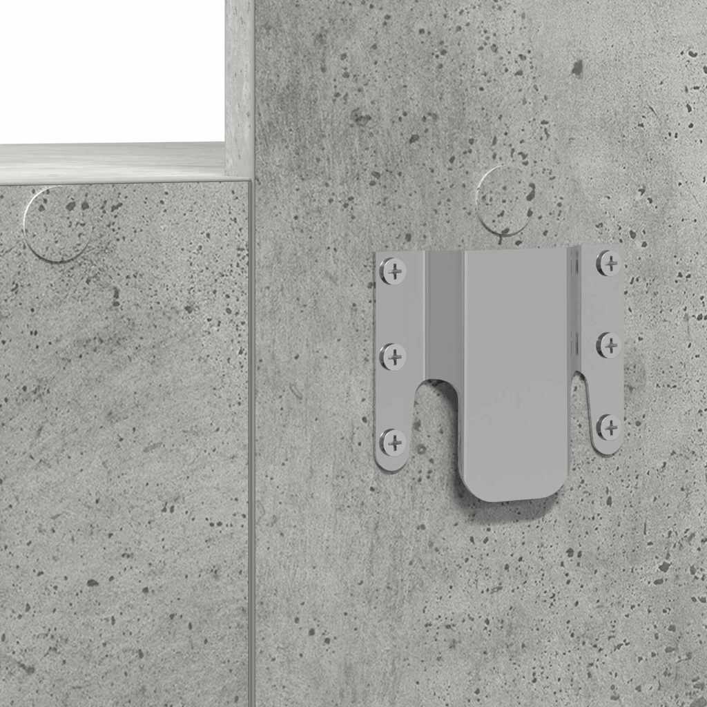 Τραπέζι περιποίησης Γκρι 83 x 40 x 70 εκ Επεξεργασμένο ξύλο