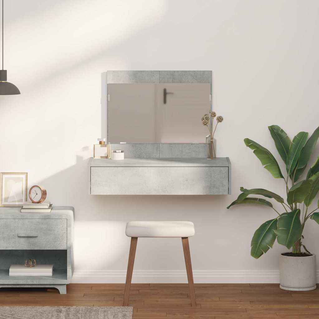 Τραπέζι περιποίησης Γκρι 83 x 40 x 70 εκ Επεξεργασμένο ξύλο