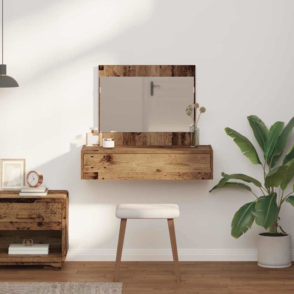 Τραπέζι περιποίησης Καφέ 83 x 40 x 70 εκ Επεξεργασμένο ξύλο