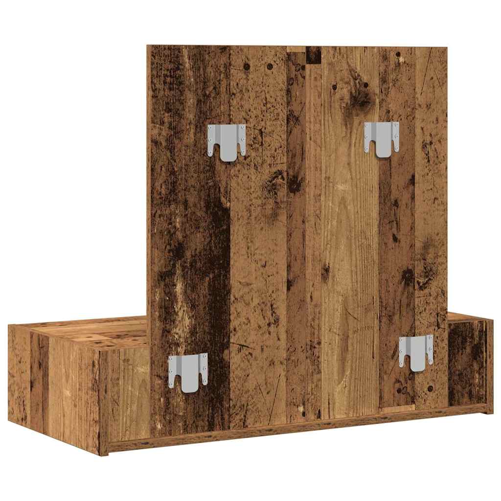 Τραπέζι περιποίησης Καφέ 83 x 40 x 70 εκ Επεξεργασμένο ξύλο