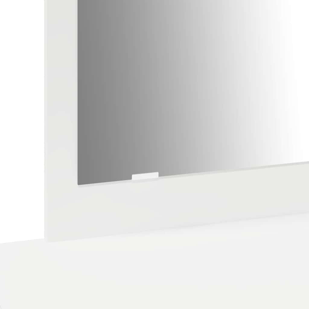 Τραπέζι περιποίησης Λευκό 100 x 40 x 70 εκ. Επεξεργασμένο ξύλο - Pakobazaar