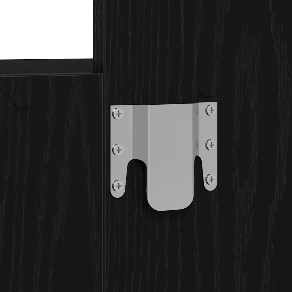 Τραπέζι περιποίησης Μαύρο 60 x 40 x 70 εκ. Επεξεργασμένο ξύλο - Pakobazaar