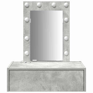 Τραπέζι περιποίησης Γκρι 60 x 40 x 70 εκ. Επεξεργασμένο ξύλο - Pakobazaar