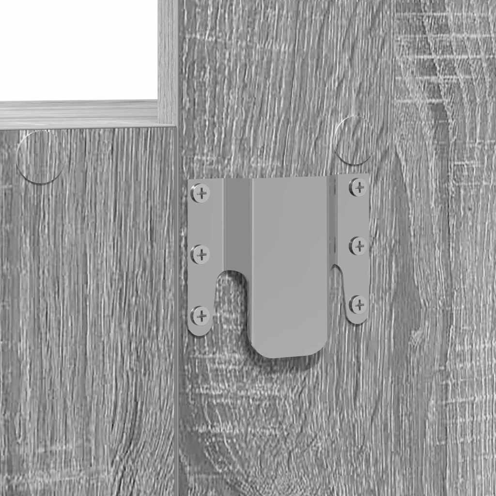 Τραπέζι περιποίησης Γκρι 60 x 40 x 70 εκ. Επεξεργασμένο ξύλο - Pakobazaar