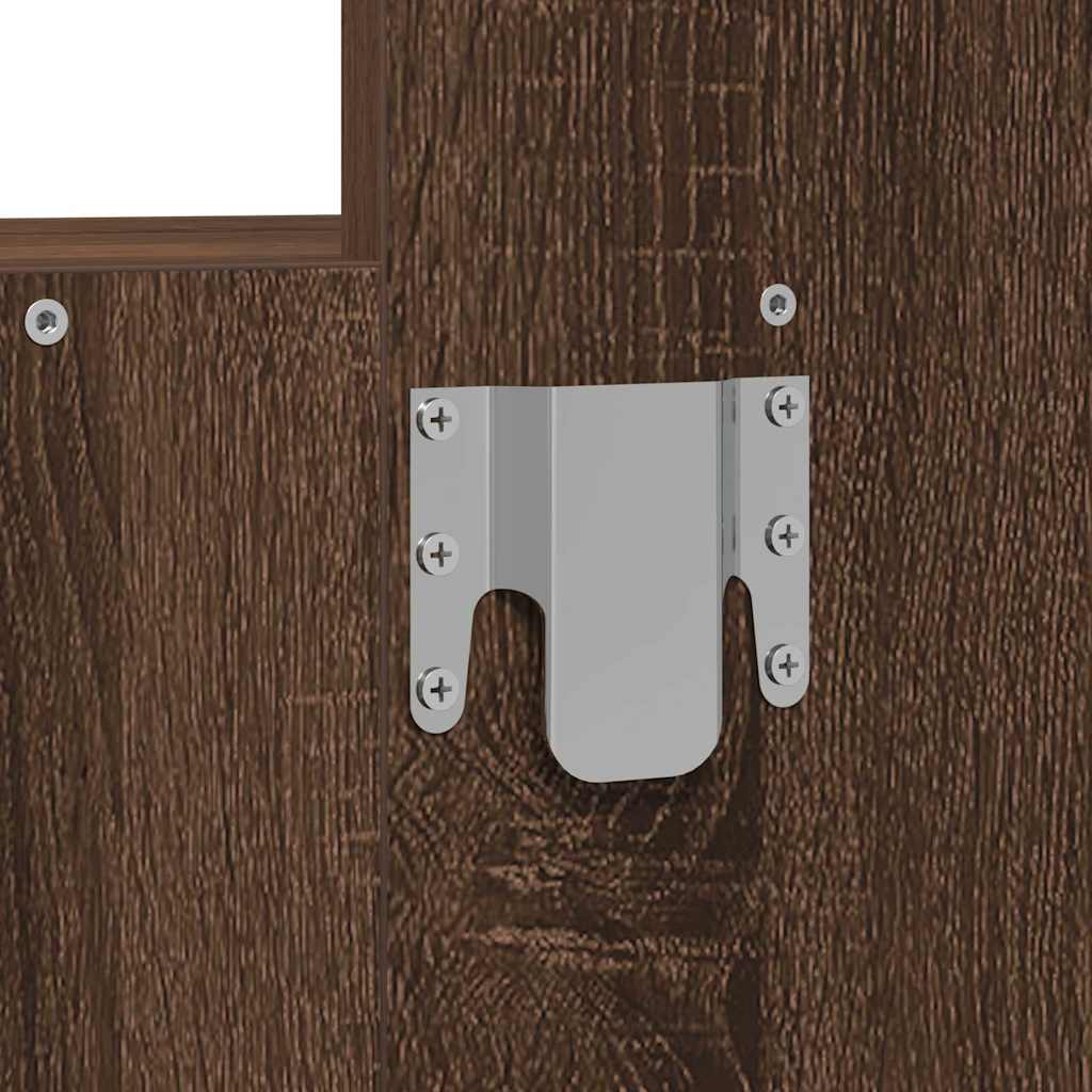 Τραπέζι περιποίησης Καφέ 60 x 40 x 70 εκ. Επεξεργασμένο ξύλο - Pakobazaar