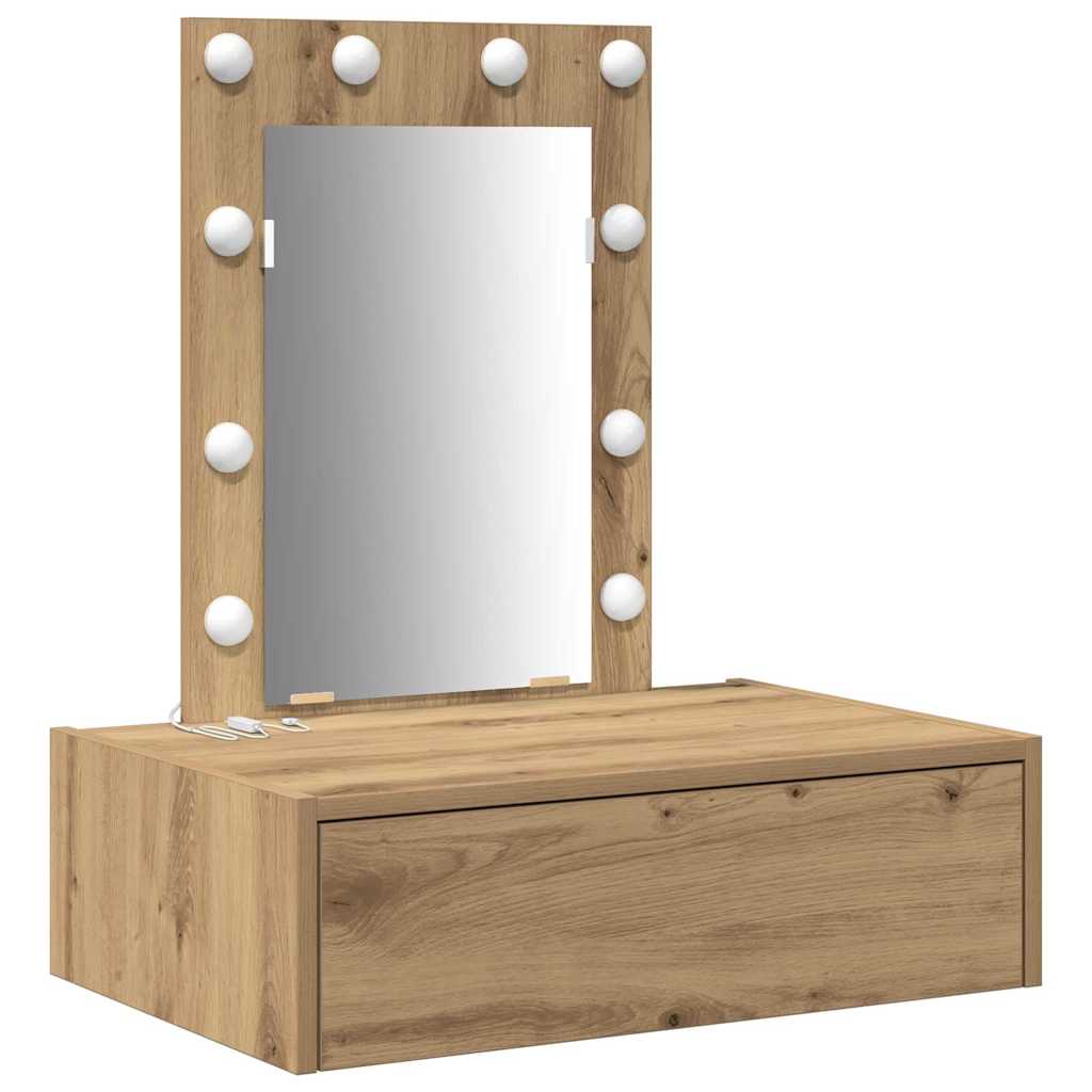 Τραπέζι περιποίησης Καφέ 60 x 40 x 70 εκ. Επεξεργασμένο ξύλο - Pakobazaar