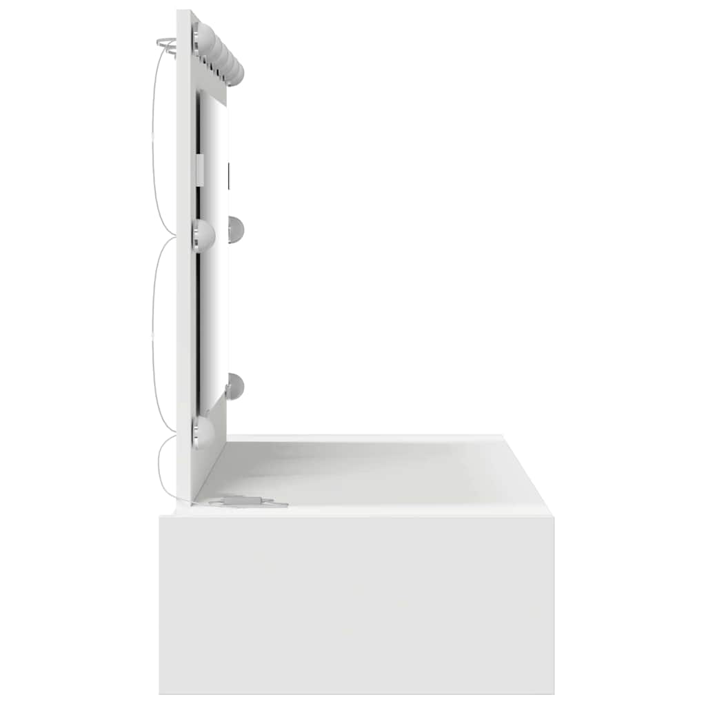 Τραπέζι περιποίησης Λευκό 100 x 40 x 70 εκ. Επεξεργασμένο ξύλο - Pakobazaar