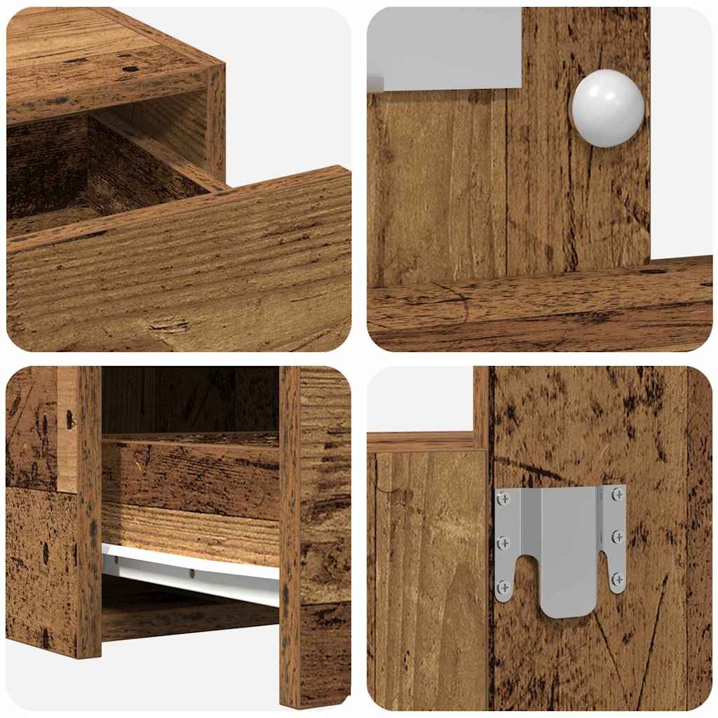 Τραπέζι περιποίησης Καφέ 100 x 40 x 70 εκ. Επεξεργασμένο ξύλο - Pakobazaar