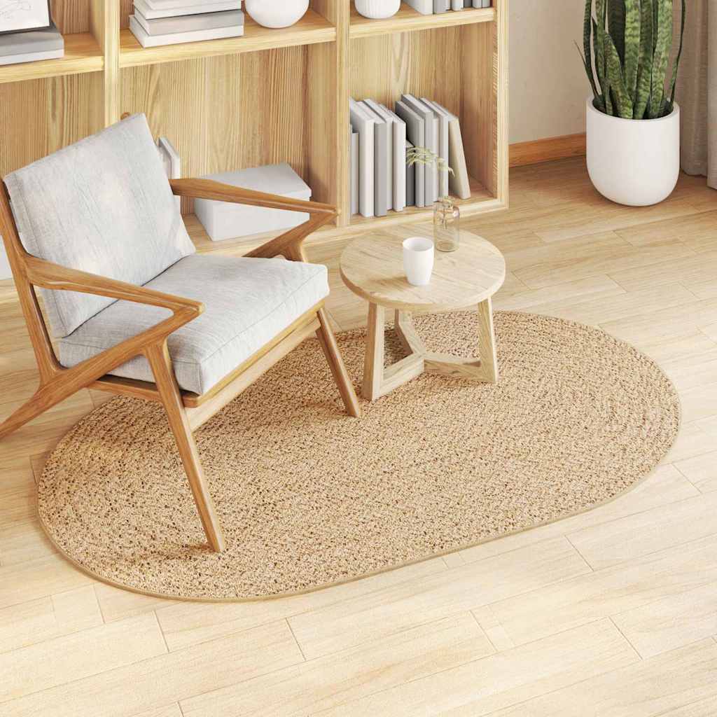 Χαλί ZIZUR Καφέ 150 x 80 cm Πολυπροπυλένιο - Pakobazaar