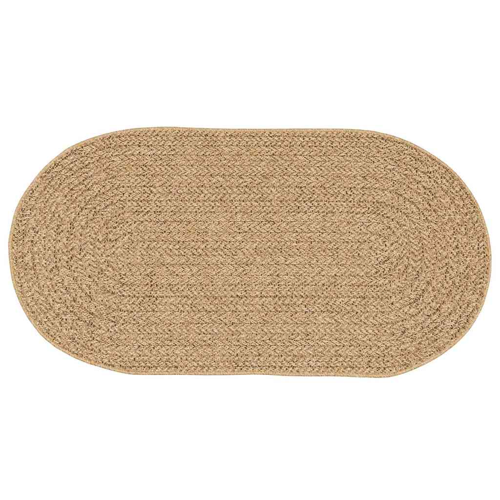 Χαλί ZIZUR Καφέ 150 x 80 cm Πολυπροπυλένιο - Pakobazaar