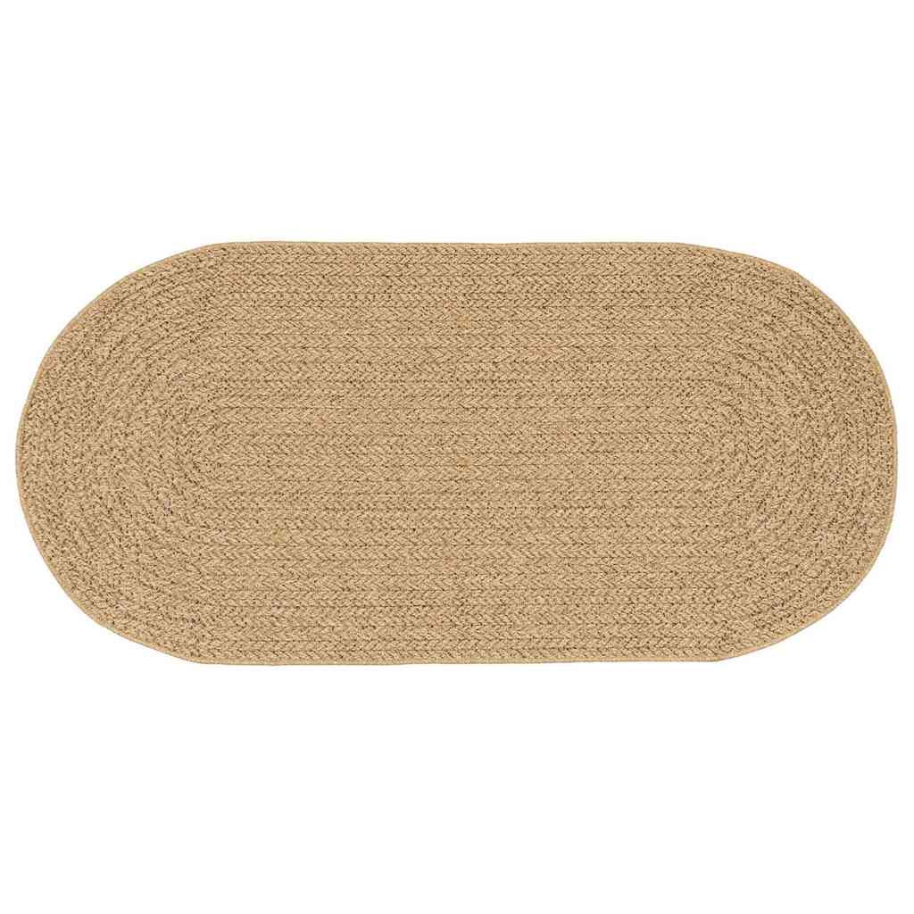 Χαλί ZIZUR Καφέ 200 x 100 cm Πολυπροπυλένιο