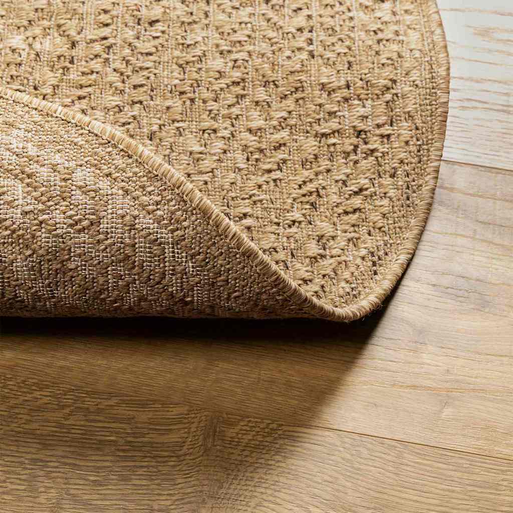 Χαλί ZIZUR Καφέ 170 x 120 εκ. Πολυπροπυλένιο