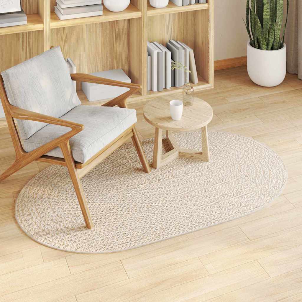 Χαλί ZIZUR Κρεμ 150 x 80 cm Πολυπροπυλένιο - Pakobazaar